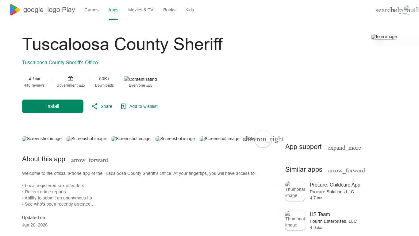 Tuscaloosa County Sheriff - Apps on Google Play